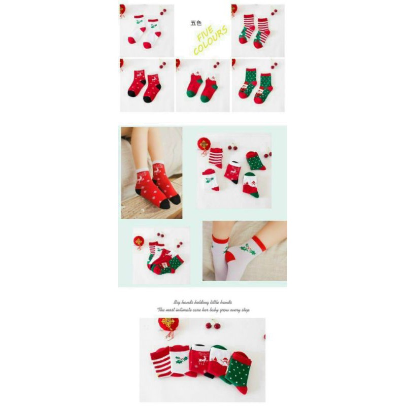 Set 10 Đôi Tất Noel Cho Bé