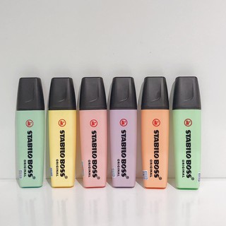 Bộ 3 Bút Highlight Stabilo Boss Original Tone Pastel 2