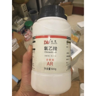 Hóa chất Chloroacetic acid CAS 79-11-8 chai 500g; monochloroacetic acid AR