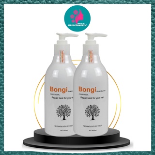 Bongi keratin protein siêu phục hồi tóc khô xơ gãy nát nhũn 420ml dưỡng tóc
