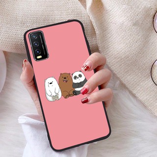 Ốp lưng Vivo Y20 viền dẻo TPU BST Gia Đình Nhà Gấu