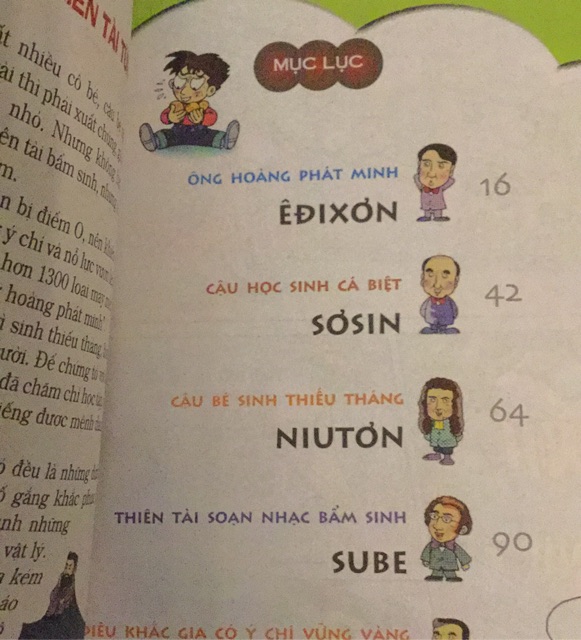 [ Sách ] Thời Thơ Ấu Của Các Thiên Tài - Tập 1 - Những Thiên Tài Từng Đội Sổ