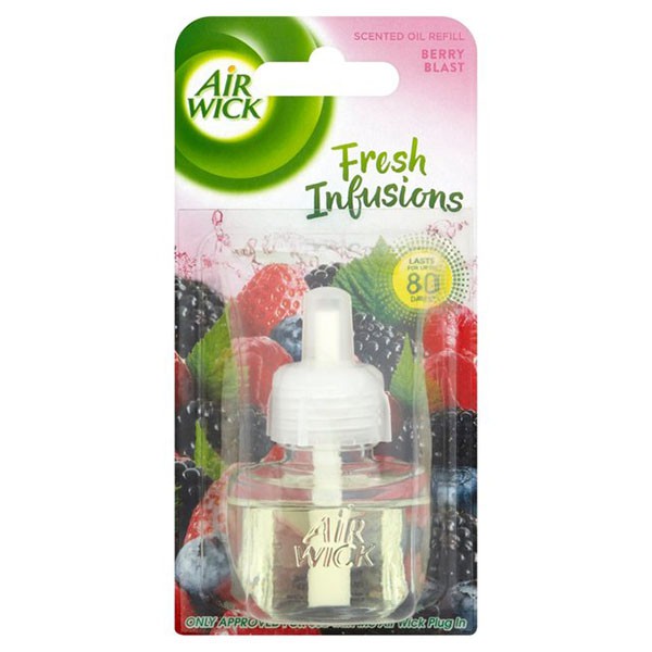 Chai tinh dầu cắm điện Airwick Refill AWK8640 Very Berry Smoothie 19ml (Hương dâu tây)