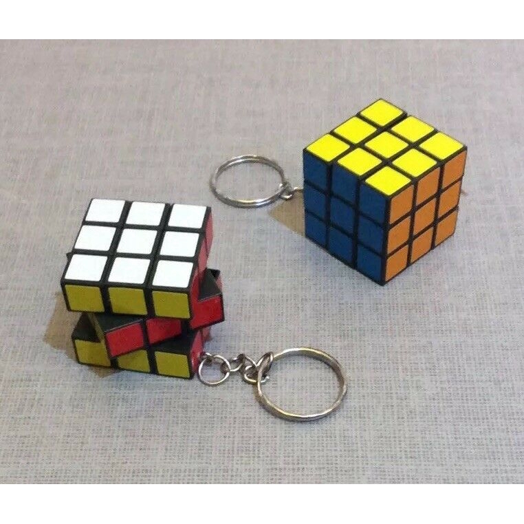 Set 2 Khối Rubik Mini + 1 Móc Khóa + 1 Dây Thừng Chuyên Dụng