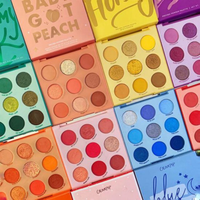 Colourpop ✨ Hình thật - Bill chính hãng- Bảng phấn mắt các loại Colourpop (Bảng màu mới)
