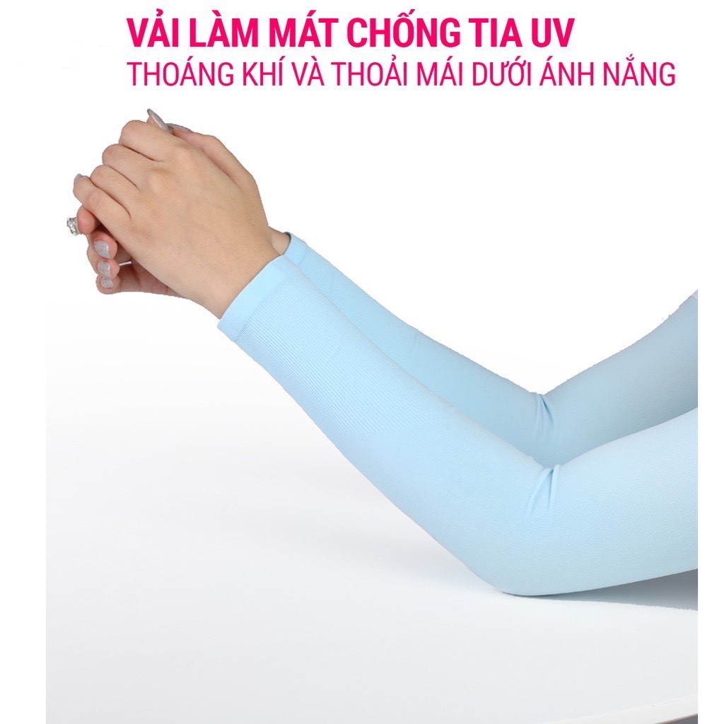 Găng tay chống nắng nhập Hàn AQUA X vải cotton mát thấm hút mồ hôi (không xỏ ngón)