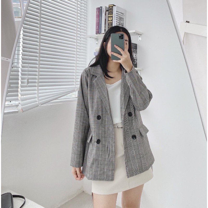blazer kẻ 1 lớp | BigBuy360 - bigbuy360.vn
