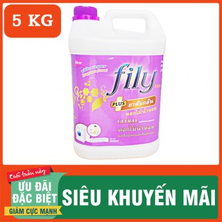 [HN - FREESHIP] Nước Giặt Xả FILY 5L Công Nghệ Thái Lan (tím)
