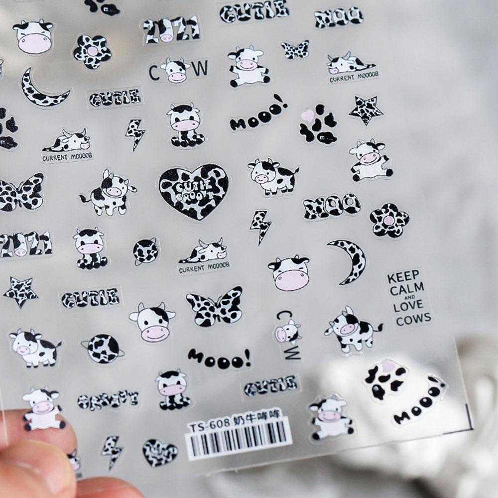 Miếng Dán Trang Trí Móng Tay 5D DIY Hình Bươm Bướm Xinh Xắn