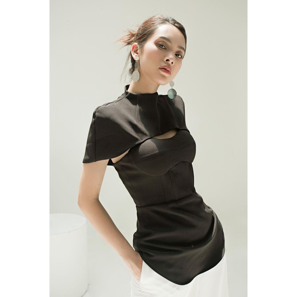 [BYDI] Áo kiểu thiết kế cut out tiểu thư sang chảnh | AMI TOP