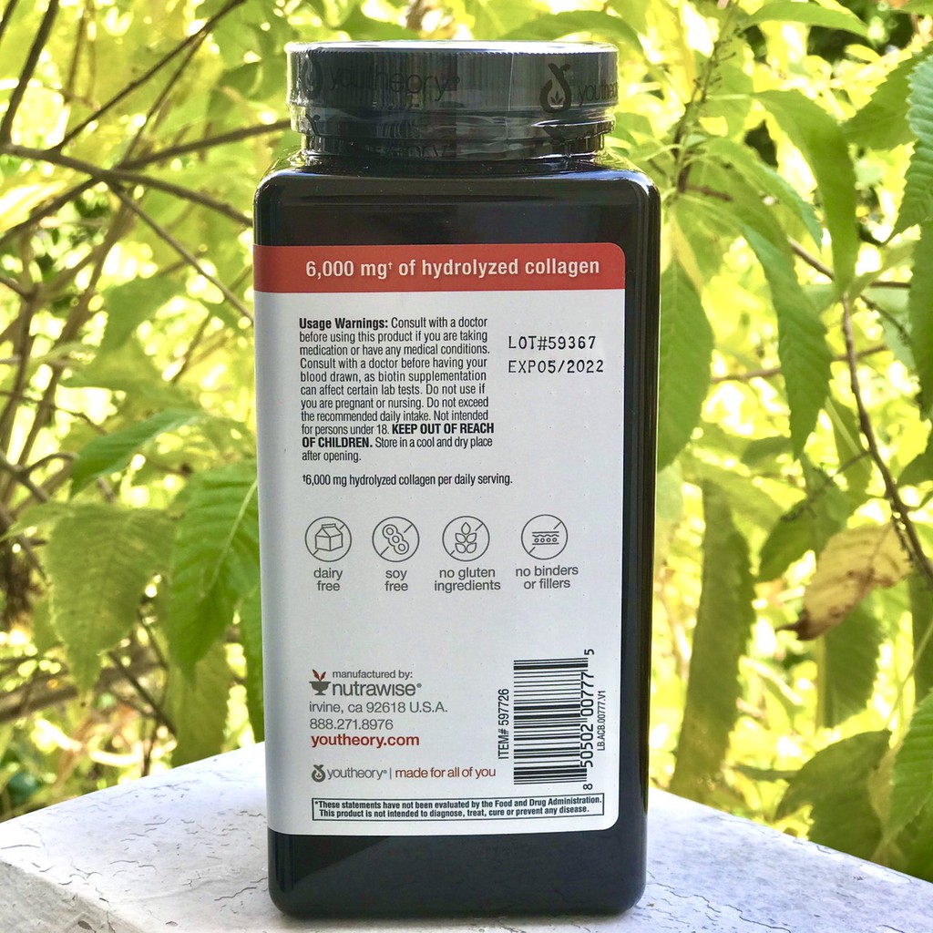 Collagen Youtheory Type 1 2 & 3 390 viên của Mỹ - Date mới | BigBuy360 - bigbuy360.vn