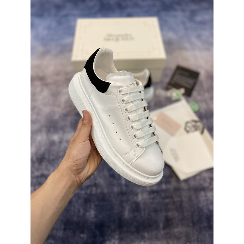 [MyGsneaker] Giày Mcqueen gót đen bản tiêu chuẩn tăng chiều cao