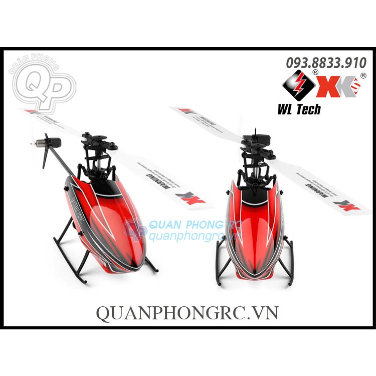 WLtoys K110S 6CH RC Helicopter System RC Brushless 3D6G RTF (Không Chổi Than)