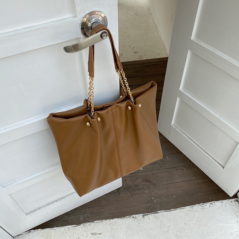 IELGY Túi tote Đeo Vai Sức Chứa Lớn Có Dây Xích Dễ Phối Đồ Thời Trang Cao Cấp Dành Cho Nữ
