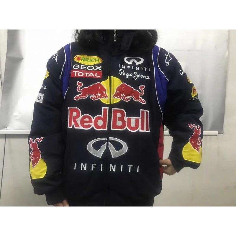 Áo khoác mùa đông redbull kiểu đua xe F1 varsity unisex, bomber chất oversize