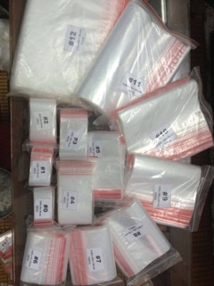100 túi zip size 00 4cmx5cm
