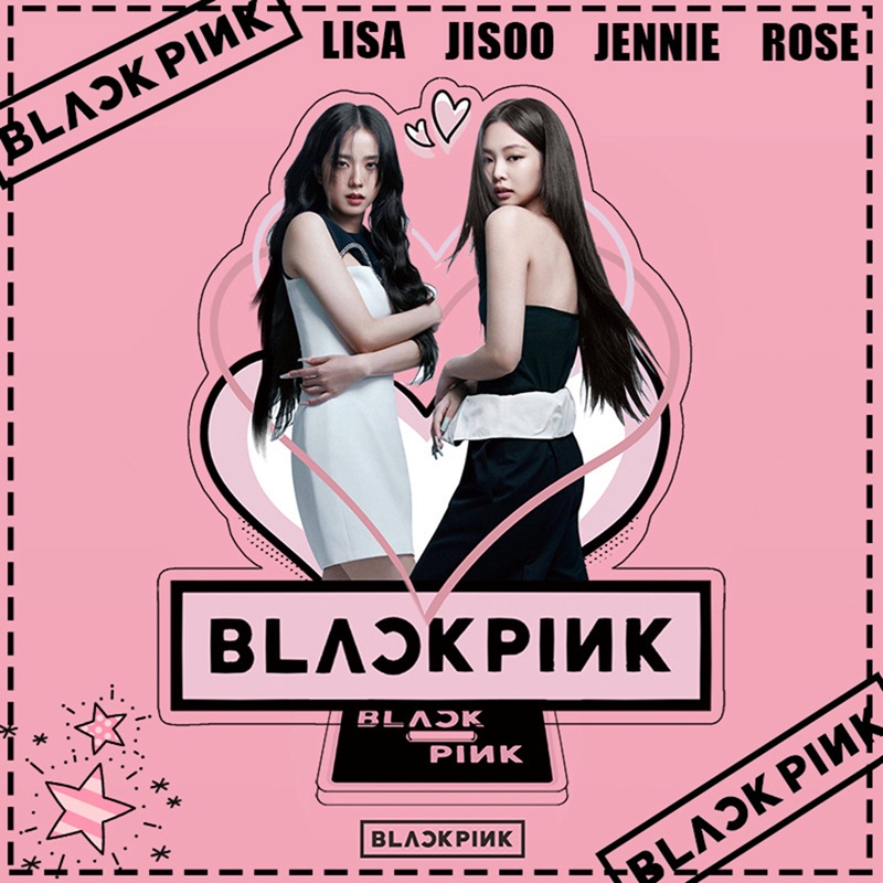 Giá đỡ trưng bày METAGIO bằng acrylic hình các thành viên trong nhóm nhạc Blackpink