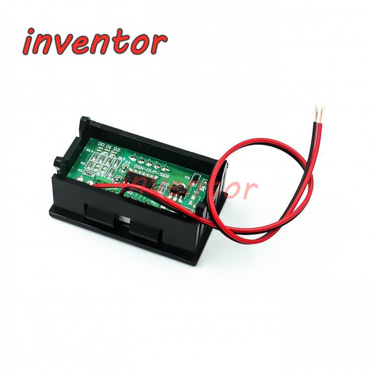 Vôn Kế Kỹ Thuật Số Mini DC 4.5V Sang 30V Cho Xe Máy Điện 6V 12V 24V 0.56 ''