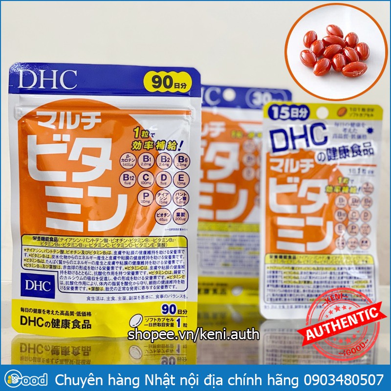 Viên uống vitamin tổng hợp DHC Nhật Bản | Thế Giới Skin Care