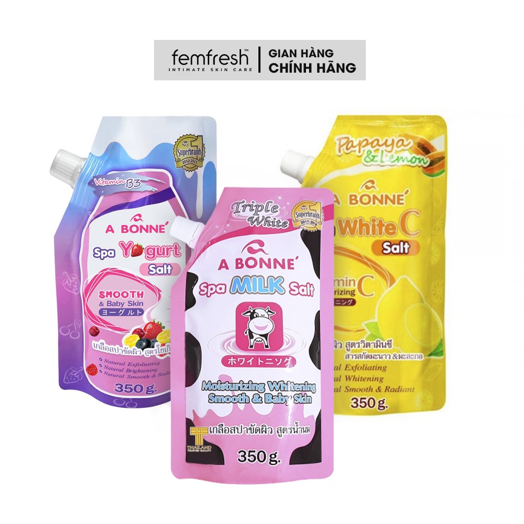 Muối Tắm Sữa Bò Tẩy Tế Bào Chết A Bonne Spa Milk Salt Thái Lan Hàng Chính Hãng 350g