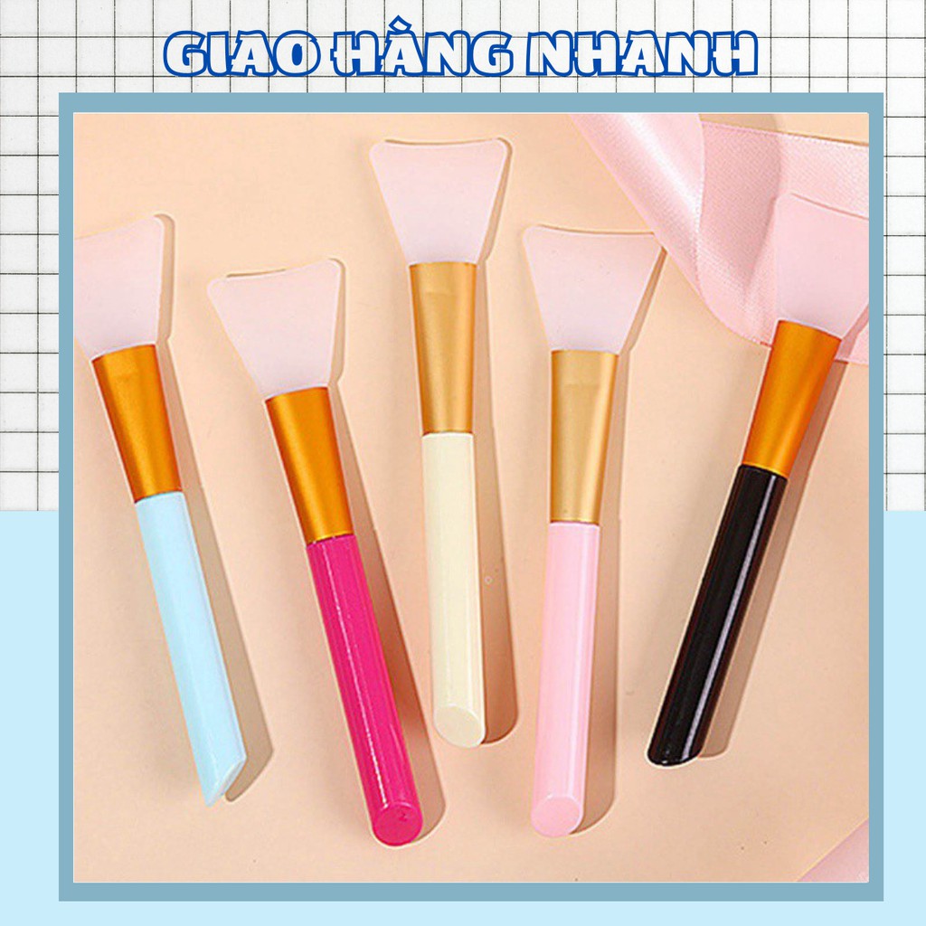 Cọ Đắp Mặt Nạ Silicon Trang Điểm Đắp Nạ Spa, Chổi quét mask cao cấp nhiều màu sắc 88269 Giao Hang Nhanh 88