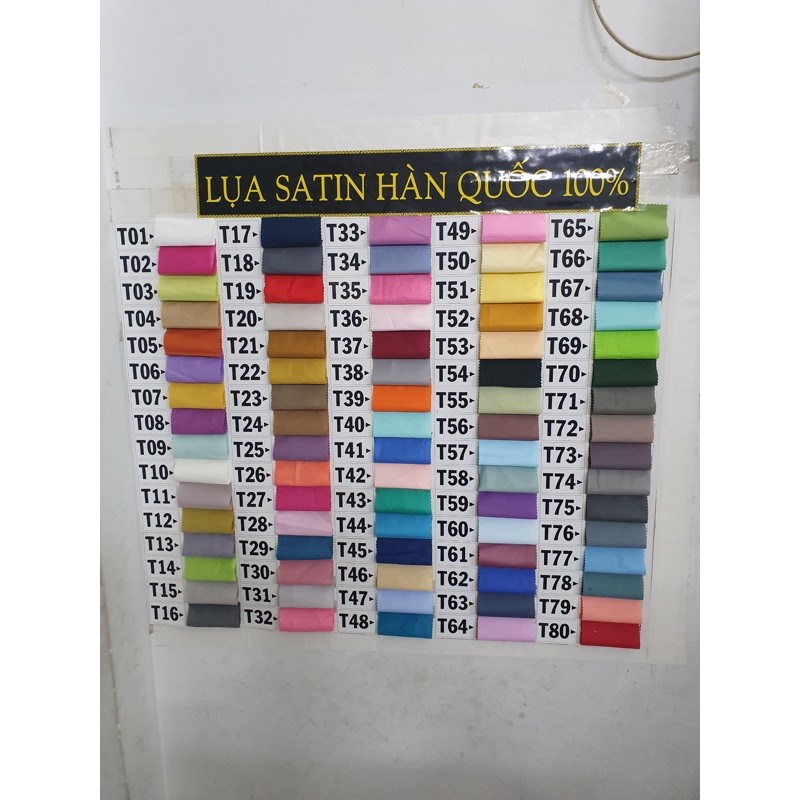 Vải cotton satin Hàn Quốc màu trơn may ga gối hoặc phối | BigBuy360 - bigbuy360.vn