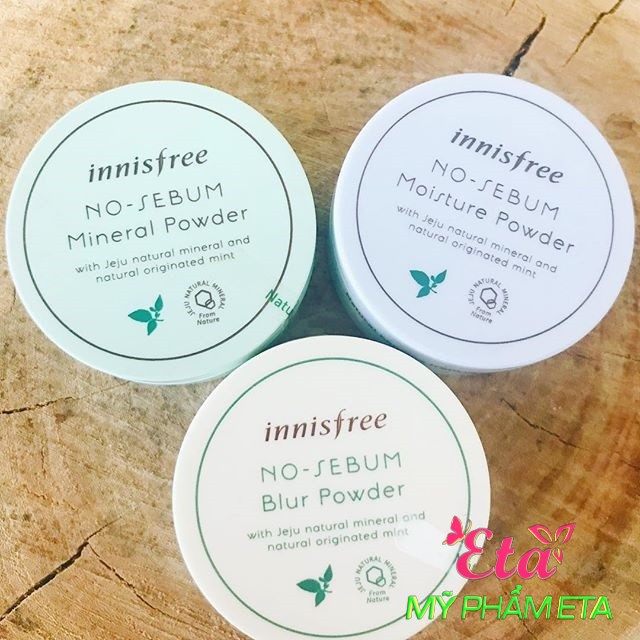 Phấn phủ bột Innisfree NO SEBUM Powder trắng hồng hiệu quả của Hàn Quốc