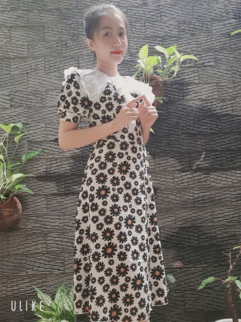 Đầm rộng hoa cúc [Mua 2 giảm 10%] thủy thủ hot trend 2020 | BigBuy360 - bigbuy360.vn