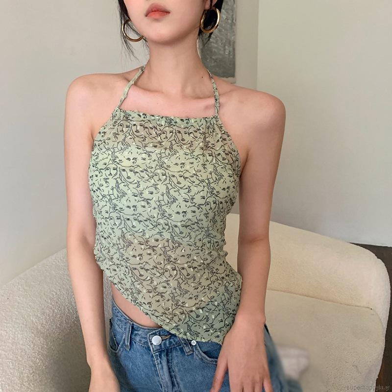 Áo Tank Top Chất Chiffon Thiết Kế Hợp Thời Trang Cho Nữ