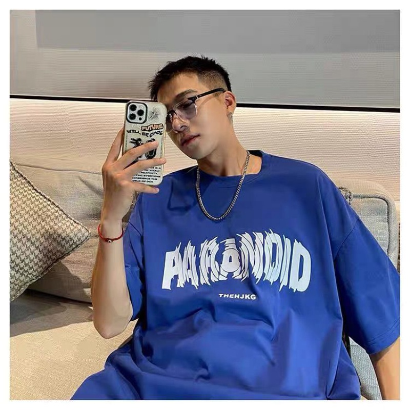 Áo Thun Tay Ngắn Thời Trang Phong Cách Hàn Năng Động Cho Nam