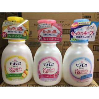 Sữa tắm tạo bọt nội địa Biore Kao Nhật Bản 600ml
