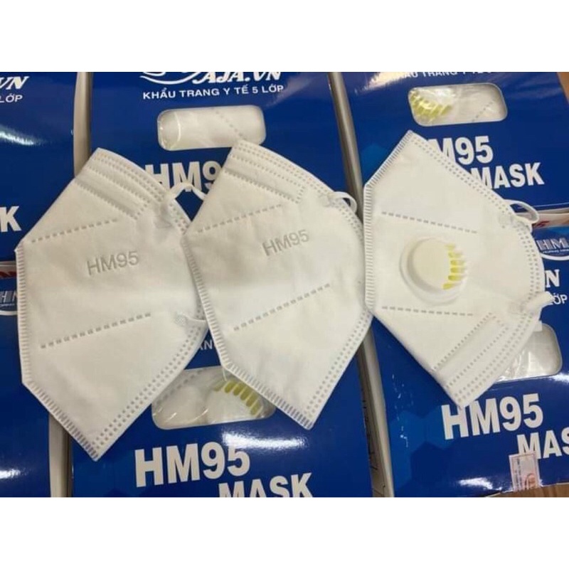 hộp 25  chiếc khẩu trang yaja.vn có van HM95