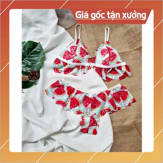 Bộ bralette dưa hấu đẹp lạ