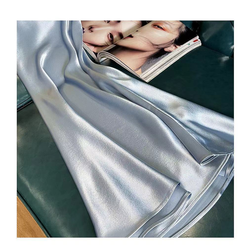 Đồ ngủ Hai Dây Dáng Chữ A Vải Satin Hở Lưng Gợi Cảm Cho Nữ