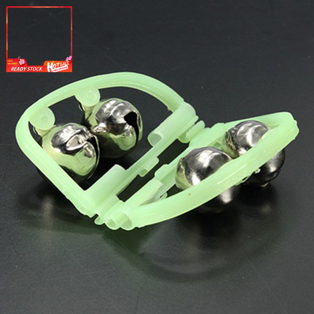 Set 2 Chuông Báo Cá Cắn Câu Dạ Quang Gắn Cần Câu Cá Tiện Dụng