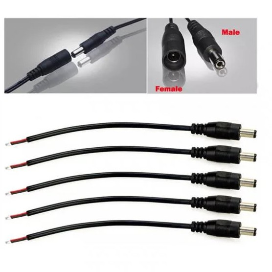 DÂY JACK CẮM NGUỒN ĐIỆN DC 5.5 x2.1mm