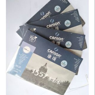Sổ Canson 1557 300gsm khổ A5 (Vẽ màu nước, Marker, ...)