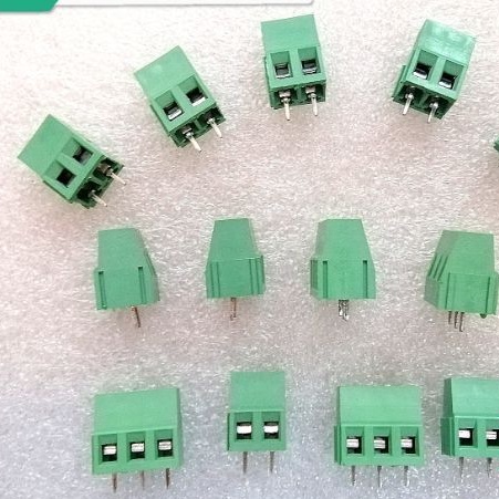 Cọc nguồn cầu đấu nguồn Terminal Block 3.81 mm 5.0 mm xanh lá 2 pin 3 pin