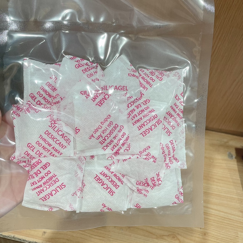 Gói hút ẩm 5gr đỏ[Túi 100gram][giá sỉ]