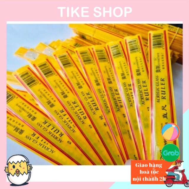 Thước kẻ 20cm kewen loại đẹp có khấc