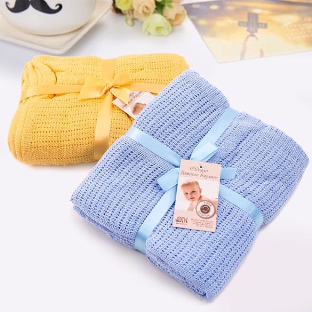 Chăn lưới,chăn đắp cotton thoáng mát kích thước 110x110cm