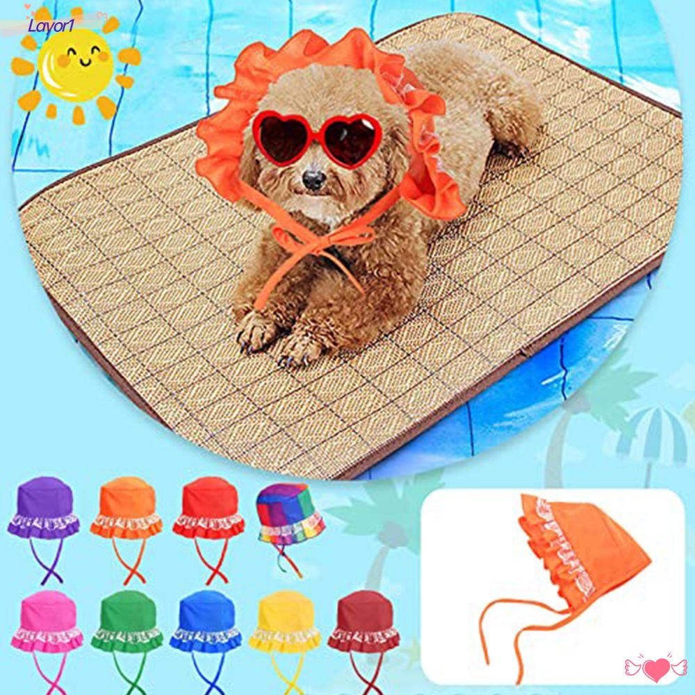 Mũ Chống Nắng Ngoài Trời Thoải Mái Mùa Hè Cho Chó LAYOR1