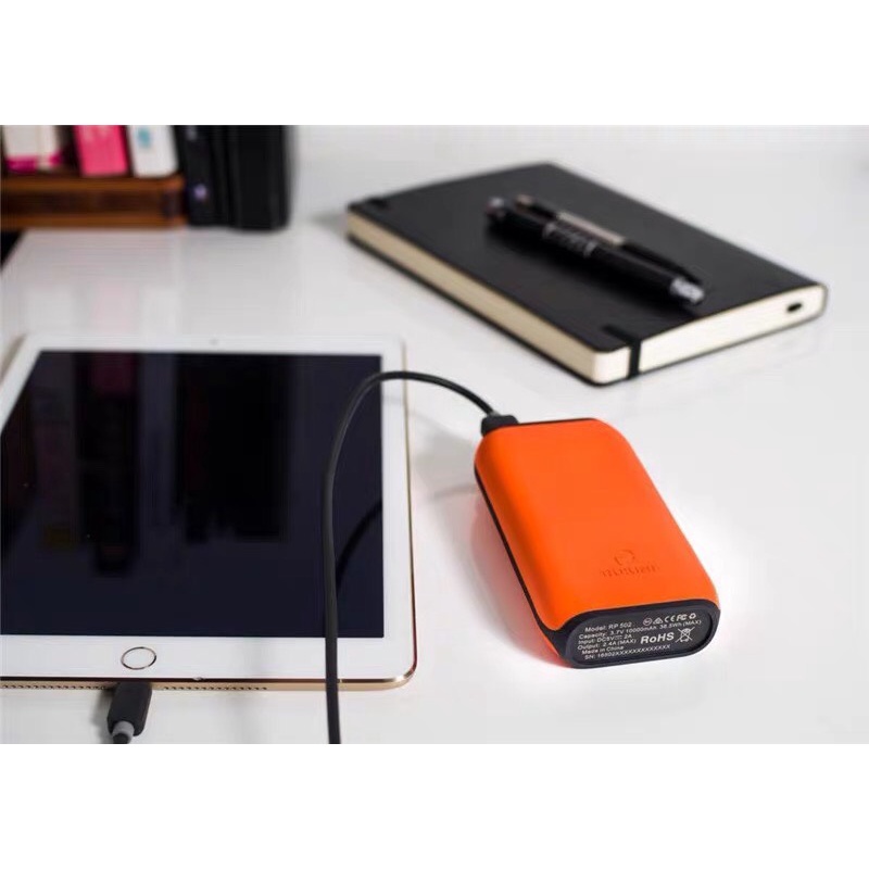 Sạc dự phòng RUKINI 12000mAh - Dây cáp sạc dài 1.5m
