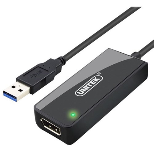 Cáp chuyển đổi từ máy tính. laptop có cổng USB 3.0  sang Displayport của màn hình , TV, LCD Unitek Y3703