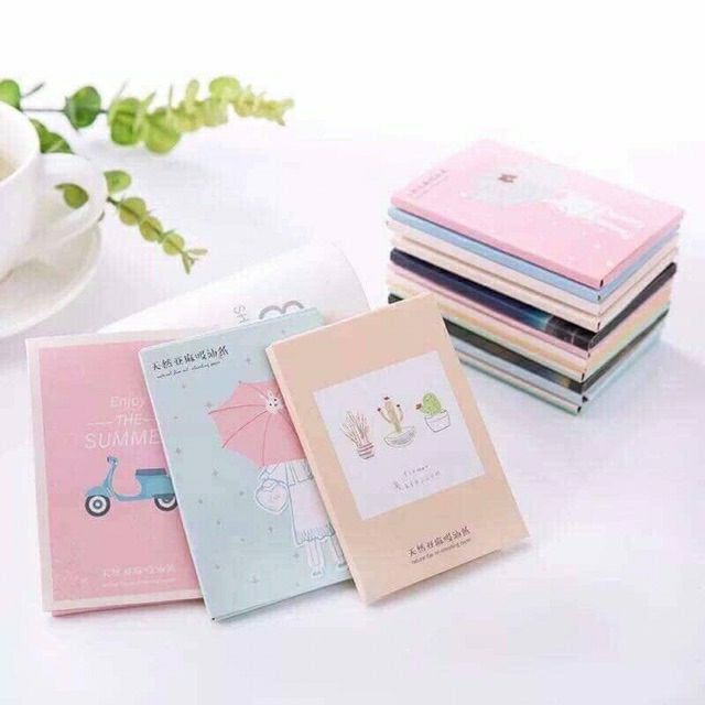 Giấy thấm dầu 50 tờ nội địa Trung