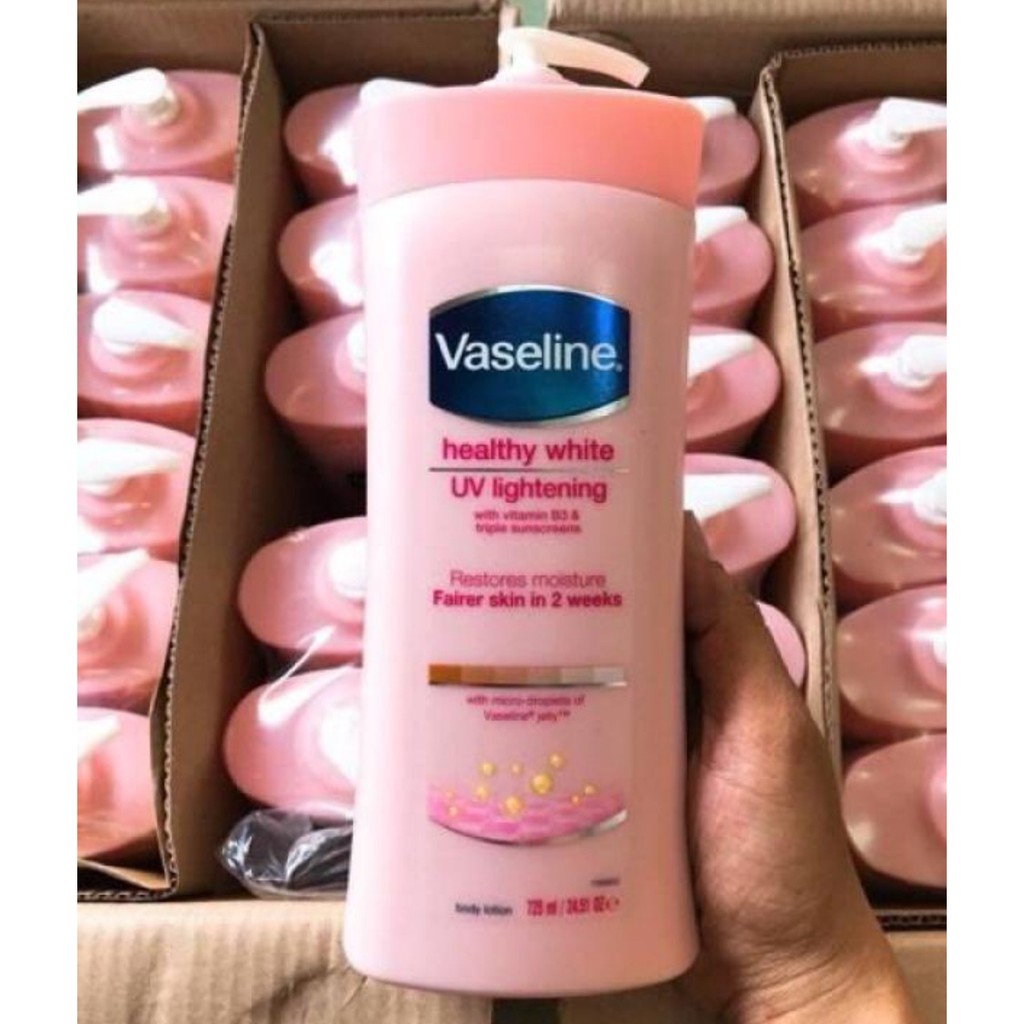 Sữa Dưỡng Thể VASELINE Heathy White Cân Bằng Độ Ẩm - Mịn & Sáng Da 725ml | BigBuy360 - bigbuy360.vn