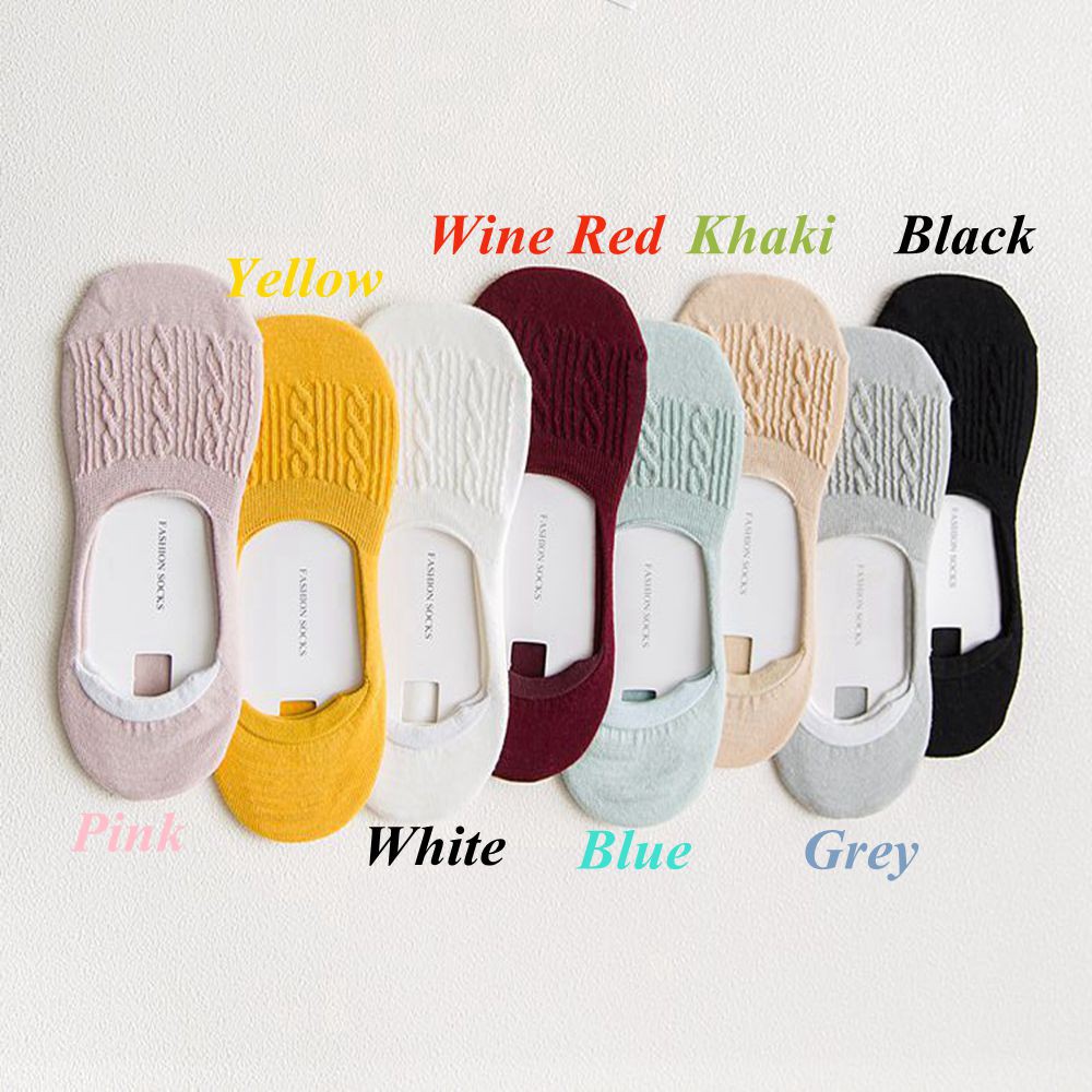 Vớ thuyền vô hình thoáng khí bằng cotton cho nữ