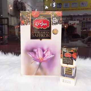 Nhuỵ hoa nghệ tây Bahraman/ Saffron mẫu mika trắng mới