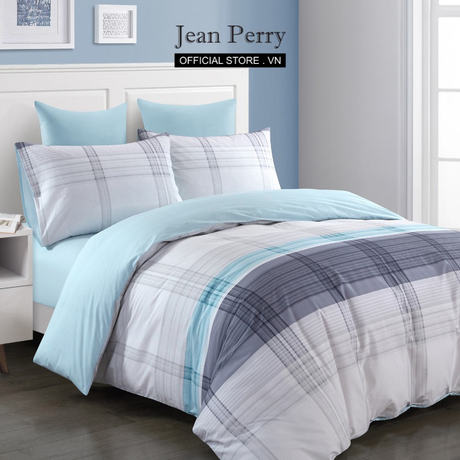 Bộ ga áo gối kèm vỏ chăn Cotton Jean Perry Monde 1m6x2m 1m8x2m +30cm