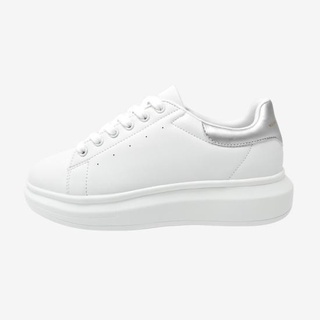 Giày Sneaker Domba 🔴FREESHIP🔴Domba High Point White Sliver - Giày Thể Thao Unisex Đế Cao 4.5 CM Tôn Dáng [H-9113]